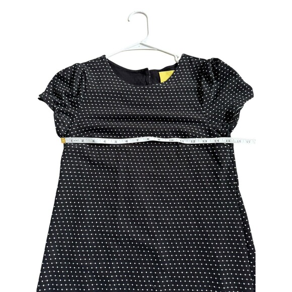 Anthropologie Maeve Classic Academia School Polkadot Classic Mini Shift Dress XS - Picture 4 of 6